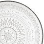 Avet Plato Postre Lidya, Diámetro 20.5 cm, Juego de 6 Unidades, Relieve Externo, Ala Vertical